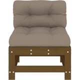  Srednja sofa od masivne borovine s jastucima boja meda | shoptok.hr