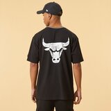 New Era chicago bulls distressed graphic oversized majica | Shoptok.si