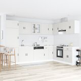 vidaXL Podstavek za umivalnik 'Porto' z umivalnikom, bela, 80x46x84,5 cm, inženirski les, (22094898) | Shoptok.si