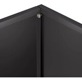  Vrtna saksija 2 kom. Crna 40 x 20 x 40 cm Čelična vrata - Crna 40 x 20 x 40 cm 2 | shoptok.hr