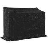 vidaXL Stalak za drva za ogrjev s kišnom navlakom 151x60,5x110,5 cm | shoptok.hr
