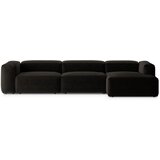 Cosmopolitan Design Crna kutna garnitura (s desnim kutom/s ležaljkom) Bergano – | shoptok.hr