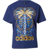 ADIDAS SPORTSWEAR Tehnička sportska majica 'FARME' plava / tamno plava / zlatna / bijela