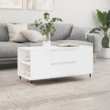 vidaXL Stolić za kavu bijeli 102 x 44 5 x 50 cm od konstruiranog drva Cijene