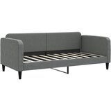  Dnevni krevet na razvlačenje tamnosivi 90 x 190 cm od tkanine | shoptok.hr