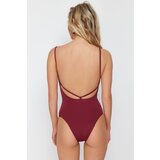 Trendyol Ženski jednodijelni kupaći kostim V-neck | shoptok.hr