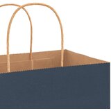  Papirnate vrećice 250 kom s ručkama plave 32x22x24 cm | shoptok.hr