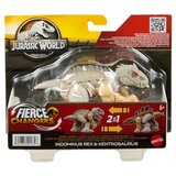 Jurassic World Fierce changers 2u1 Indominus rex&Kentrosaurus ( 1042956 )