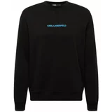 Karl Lagerfeld Sweater majica tirkiz / crna