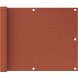 vidaXL balkonski zastor terakota 75 x 600 cm HDPE Cijene