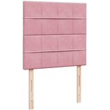 Box spring krevet s madracem ružičasti 90x200 cm baršunasti | shoptok.hr