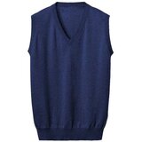 Lanaioli Telovniki & Jope Gilet uomo in cashmere senza maniche Modra Cene