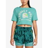 Under Armour Turquoise women's sports T-shirt Pjt Rck Balance Graphic T Cene