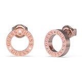 Guess circle lights roze zlatne minđuše od hirurškog Čelika ( jube03173jwrgt/u ) | Eponuda.com