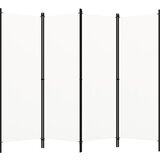 Furnova Paravan 4-delni bel 200x180 cm, (21929856) Cene