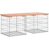  Vrtna klupa s gabionskim dizajnom 103x44x42 cm drvo duglazije | shoptok.hr