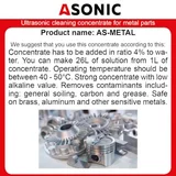 ultrazvučni koncentrat za čišćenje 5l AS-METAL-5