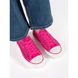 Shelvt Pink openwork sneakers | Shoptok.si
