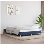  Posteljni okvir moder 140x190 cm blago | Shoptok.si