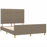  Okvir za krevet bez madraca smeđesivi 140 x 190 cm od tkanine | shoptok.hr