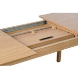 Unique Furniture Raztegljiva jedilna miza z mizno ploščo v hrastovem dekorju 95x200 cm Bari – | Shoptok.si