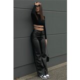 Madmext Mad Girls Black Leather Pants | shoptok.hr