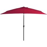  Vrtni suncobran s metalnom šipkom 300 x 200 cm bordo | shoptok.hr