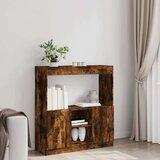 vidaXL Visoka komoda boja hrasta 92x33x100 cm od konstruiranog drva | shoptok.hr