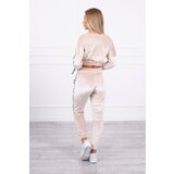 Kesi Velour set with Queen lettering beige Cijene