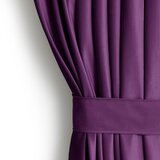AmeliaHome Curtain VELVET color violet style classic silver eyelets type of material - textiles velvet 140x245 | shoptok.hr