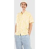 Zane Cotton Linen Srajca multi warm yellow / ecru