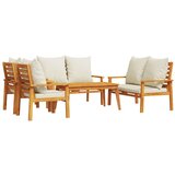  5-dijelna vrtna garnitura od masivnog drva bagrema s jastucima | shoptok.hr