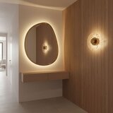 Toolight Zidni svijećnjak LED APP1795-W Brush Gold | shoptok.hr