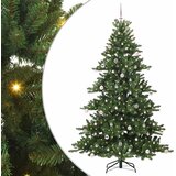  Umjetno božićno drvce s nogom Zelena 240 cm PVC i čelik | shoptok.hr