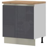 Jela spodnji element R-80-2K/5 za kuhinjo infinity (več barv)-antracit, visoki sijaj | Shoptok.si
