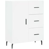  Visoka komoda bijela 69 5x34x180 cm konstruirano drvo | shoptok.hr