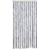  Zastor protiv muha sivo-bijeli 100 x 200 cm od šenila | shoptok.hr