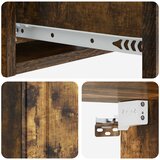 Stolna montirana na zid Dimljeni hrast 59 x 34,5 x 17 cm | shoptok.hr