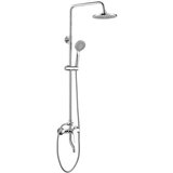 AQUAART pršni set z armaturo milano (krom, sijaj, 22 cm, z armaturo z izlivom, višina 108 cm) Cene