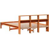  Okvir kreveta bez madraca voštano smeđi 135x190 cm od borovine | shoptok.hr