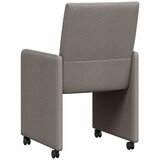  Blagovačke stolice s kotačima 2 pcs Sivo-smeđa 58 x 65 x 94 cm | Eponuda.ba