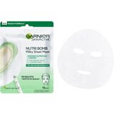 Garnier Skin Naturals Nutri Bomb Almond Milk + Hyaluronic Acid vlažilna maska za obraz 1 ks za ženske | Shoptok.si