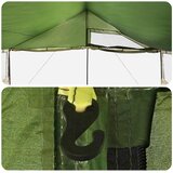  Obiteljski šator Zelena 600 x 400 x 268 cm Poliester i čelik | shoptok.hr