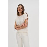 Marisse Openwork Ecru Blouse | shoptok.hr