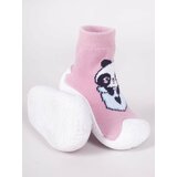 Yoclub Kids's Baby Girls' Anti-Skid Socks With Rubber Sole P2 cene