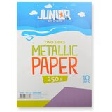 Junior jolly Metallic Paper, papir metalik, A4, 250g, 10K, odaberite nijansu Ljubičasta Cene