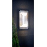 Eglo Cistierna 1 vanjska zidna/2, e27, 10w, ip44, nehrđajući čelik/plastika/bijela | shoptok.hr