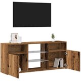 vidaXL TV ormarić LED boja drva 120x30x50 cm konstruirano drvo | shoptok.hr