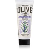 Korres Pure Greek Olive & Rosemary Flower vlažilna krema za telo z oljčnim oljem 200 ml | Shoptok.si