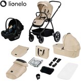 Lionelo dječja kolica 3u1 meril™ beige sand Cijene